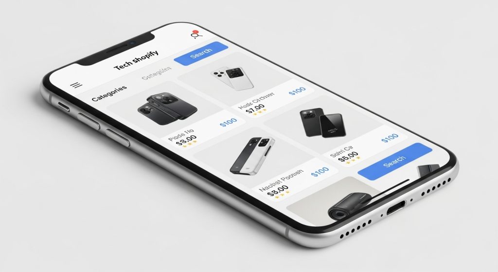 Cerulean Shopify Theme mobile-first ecommerce user interface