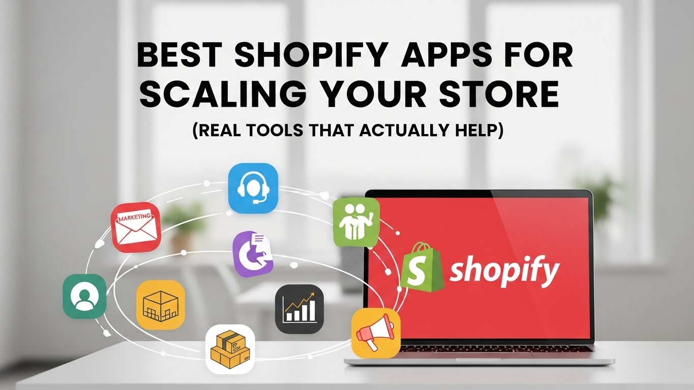 Best Shopify Apps for Scaling Your Store (Real Tools That Actually Help)