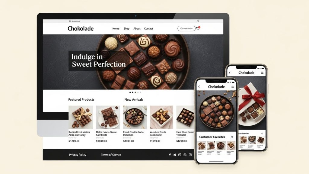 Shopify Theme Preview – Chokolade Shopify Theme store