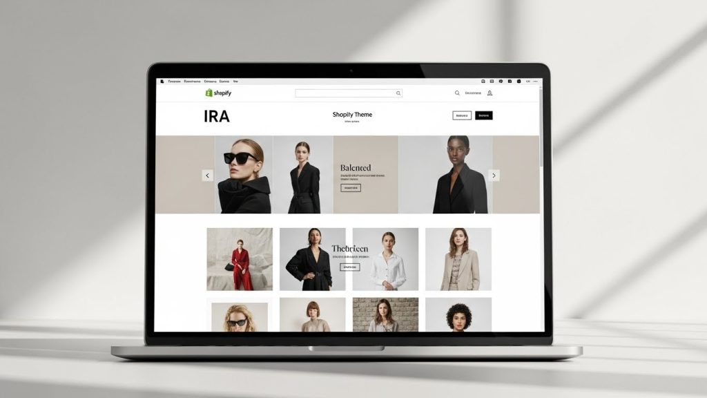 IRA shopify theme beginner store layout fast and easy to customize