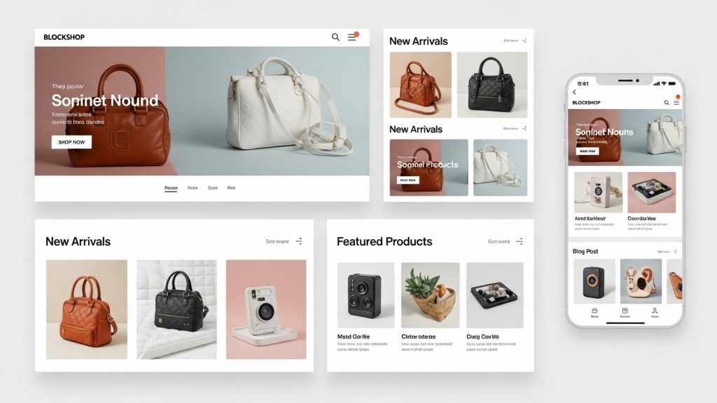  Marketing Blocks blockshop shopify themes Shopify theme layout example