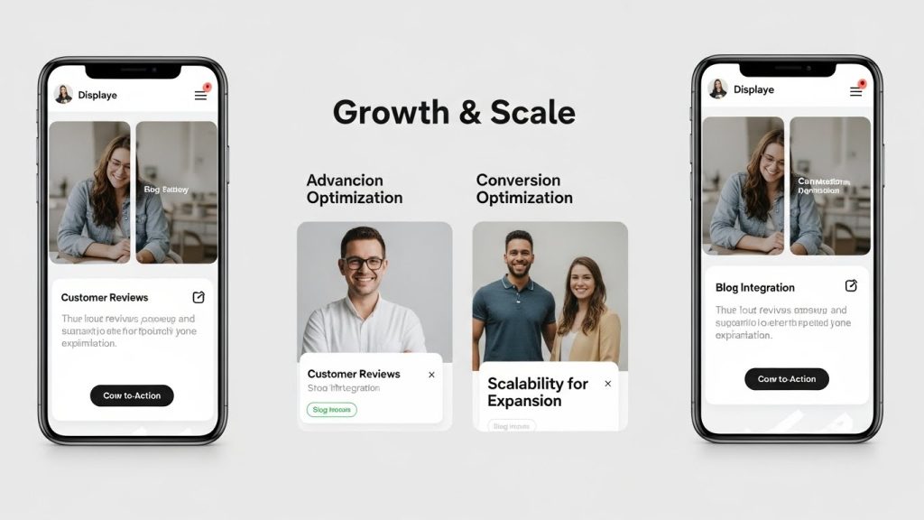 best shopify theme for small business concept illustration for Shopify