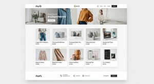 Cerio Shopify Theme clean modern ecommerce homepage design