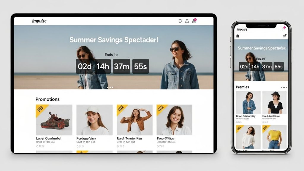 impulse theme shopify, Shopify theme layout example