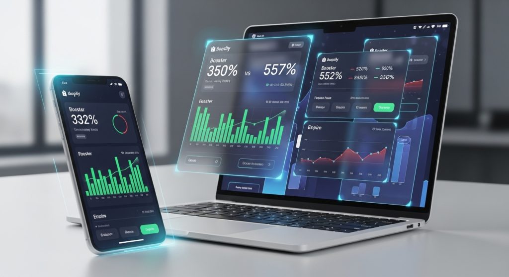 Booster vs Empire Shopify Theme speed test