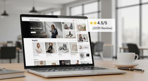 Boutique Multi Store Shopify Theme homepage design for multi-category ecommerce store