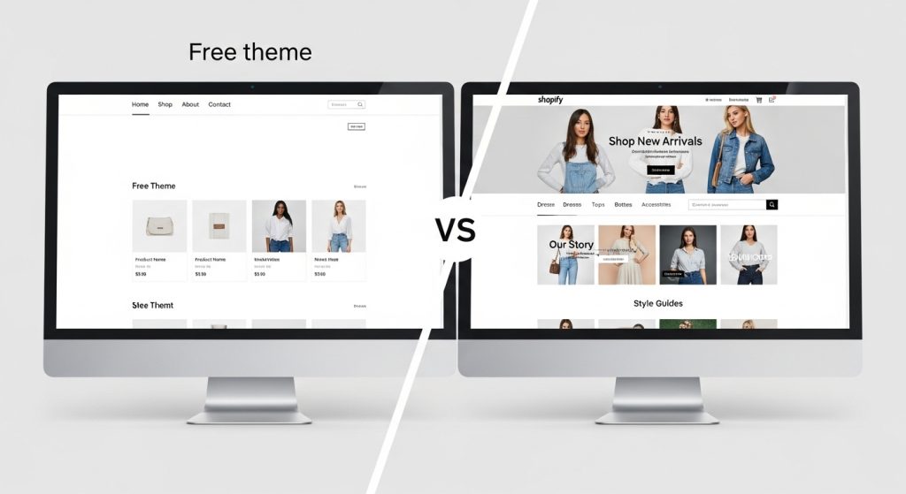Binim vs Dawn Shopify theme comparison for dropshipping stores 2026
