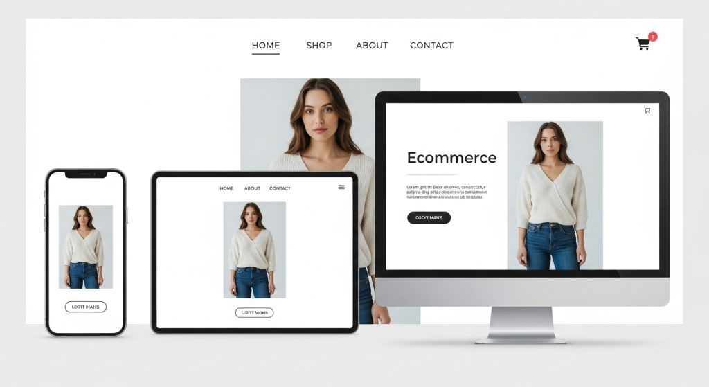 Clean homepage design of Bixbang Minimalist eCommerce Shopify Theme
