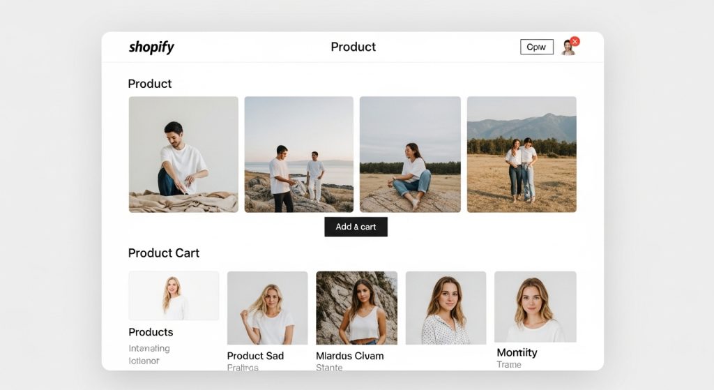 Product page layout in Bixbang Minimalist eCommerce Shopify Theme