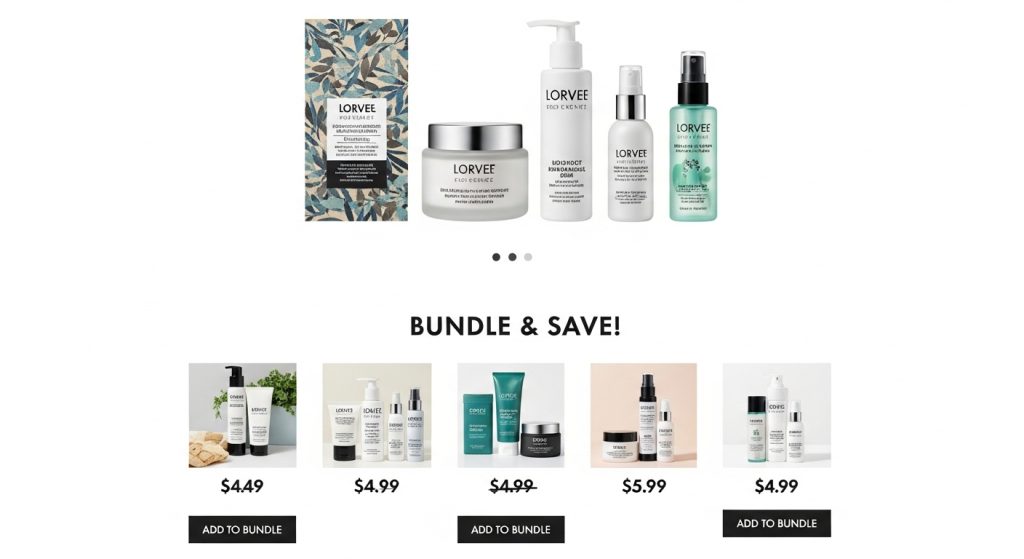 Conversion rate optimization layout in Shopify beauty theme