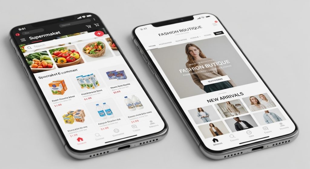 Booster vs Boutique Shopify mobile experience comparison