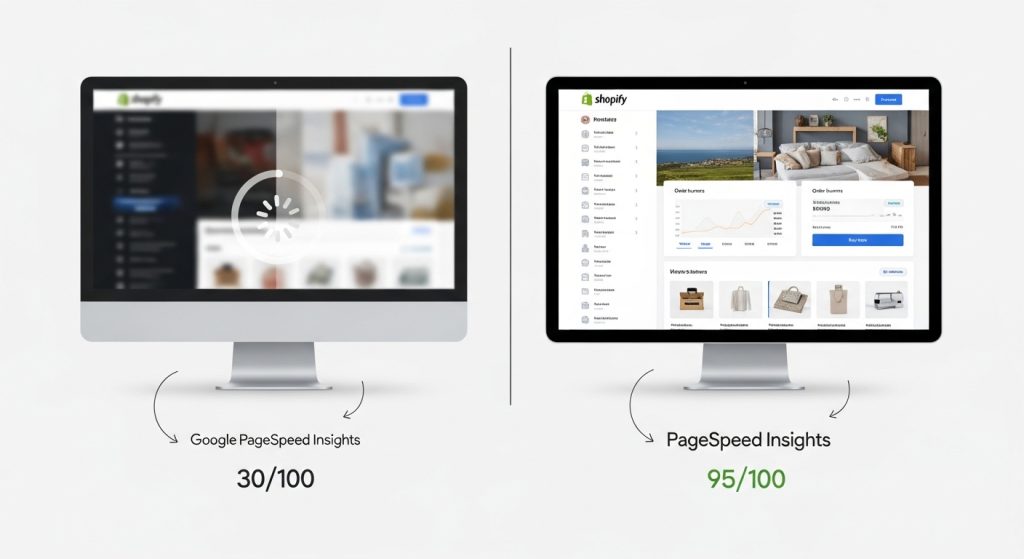 Fast vs slow best Shopify dropshipping themes 2026 speed comparison
