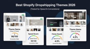 Best dropshipping Shopify theme example for fast mobile optimization in 2026