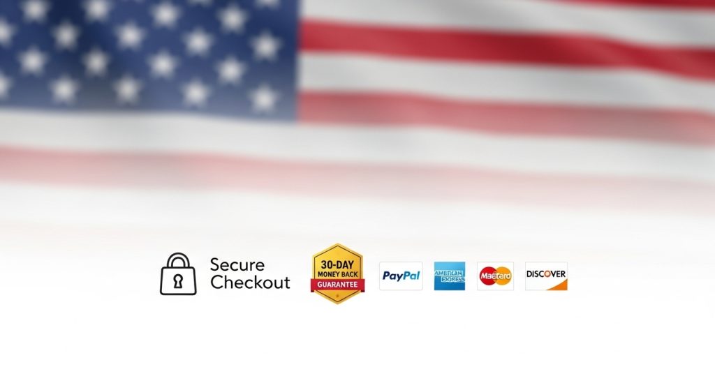Trust badges and secure checkout icons on Shopify dropshipping store