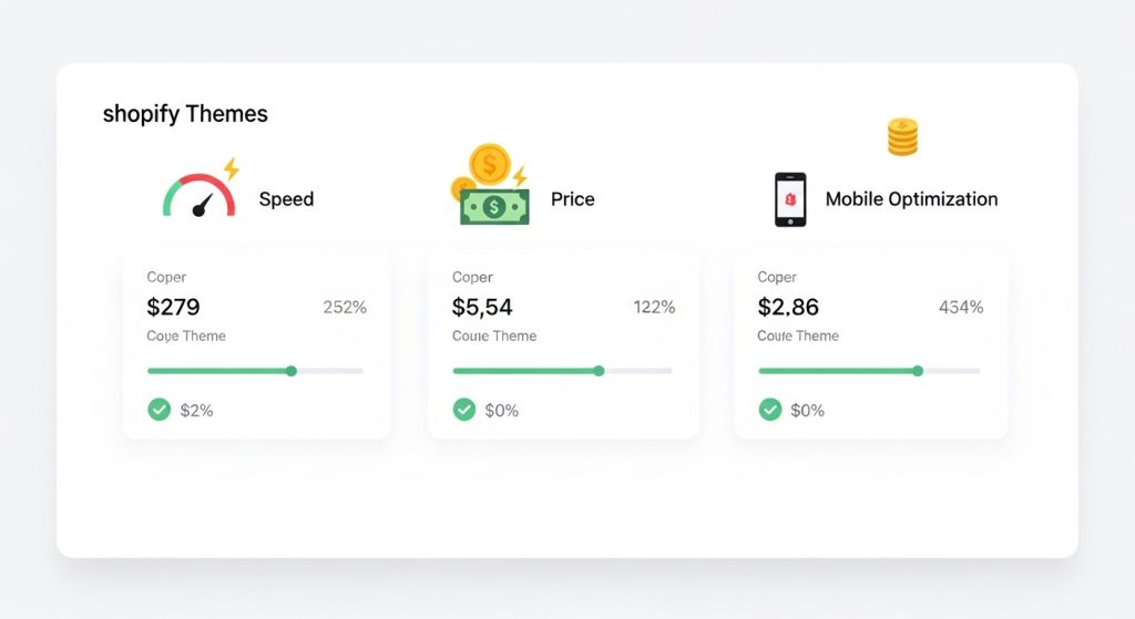 best shopify themes under $50 comparison