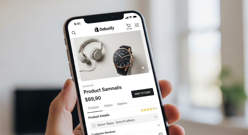 Debutify mobile optimized Shopify theme design