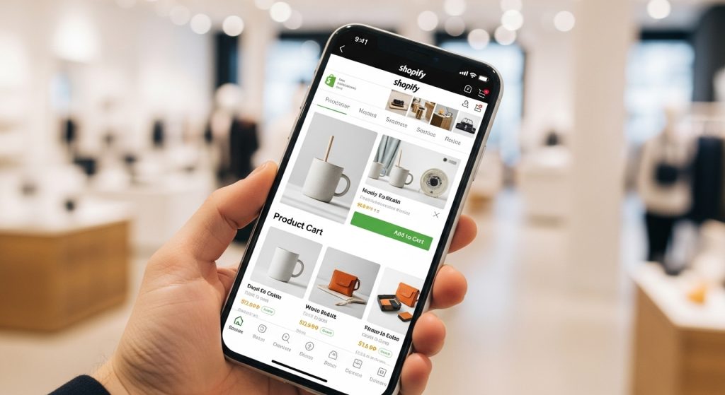 mobile optimized shopify theme ecommerce store design