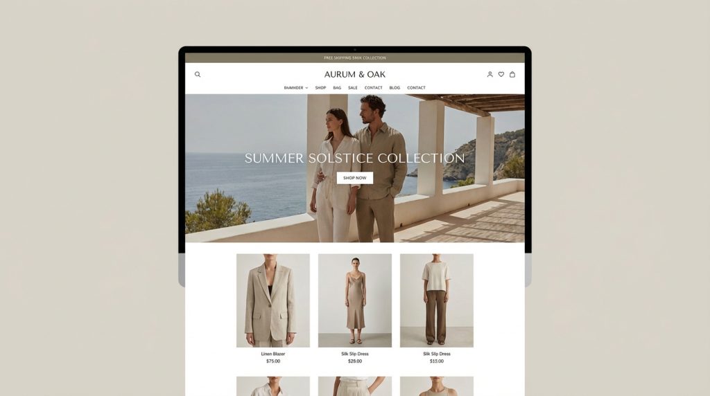 Fashion ecommerce store using Motion Shopify theme