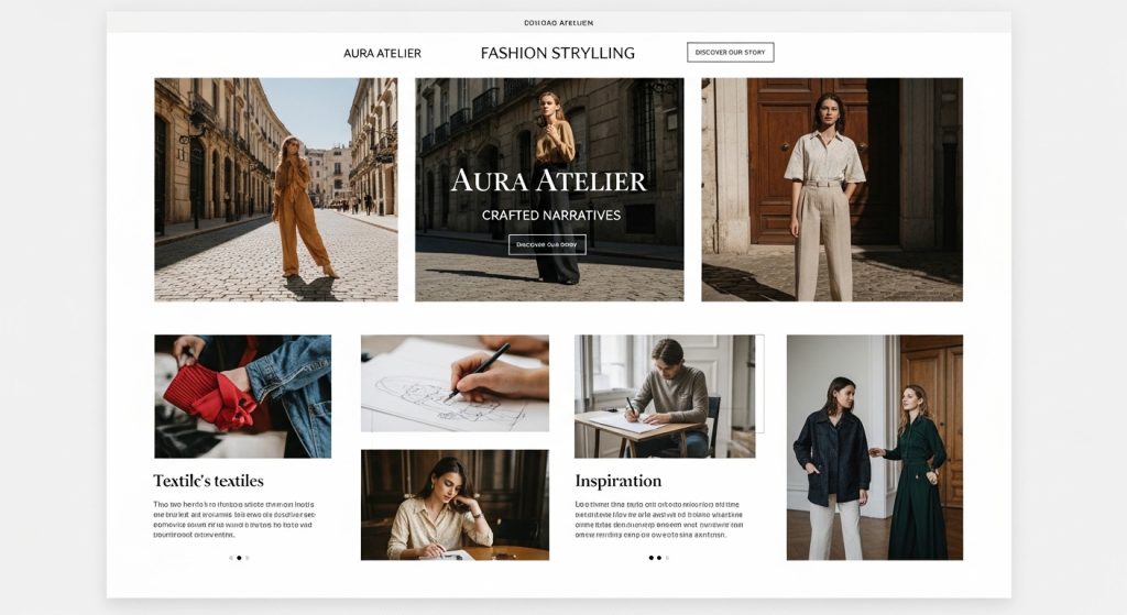 Prestige Shopify theme brand storytelling layout