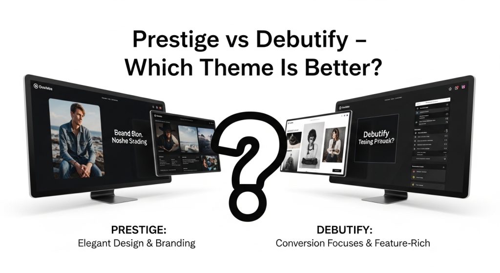 Prestige vs Debutify Shopify theme comparison