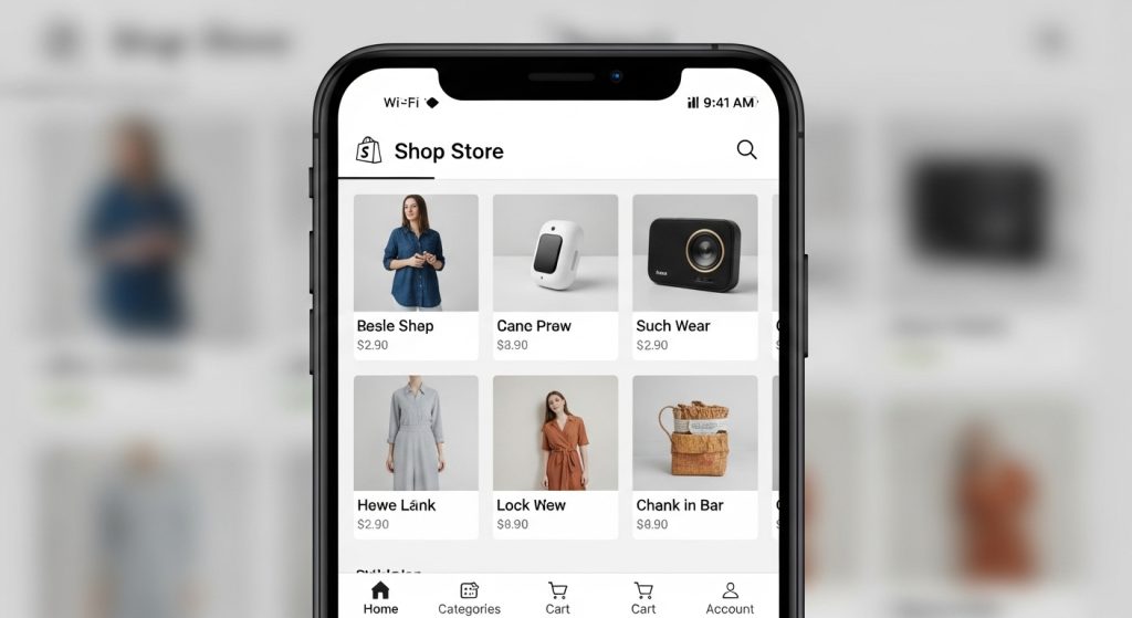 Warehouse Shopify theme mobile optimized ecommerce layout